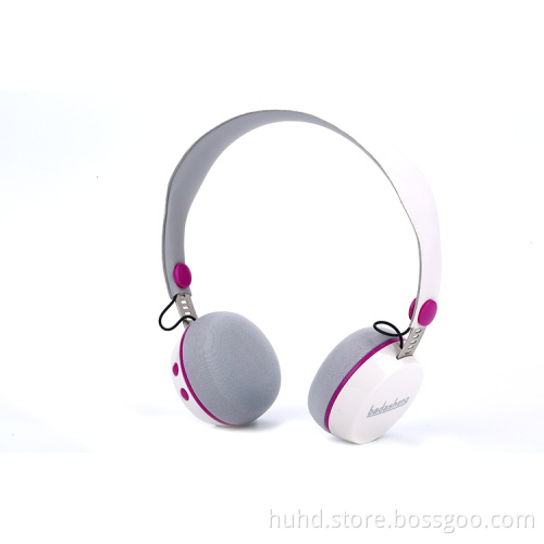 Hot sell overhead kid bluetooth 4.1 stereo headphone metal headband microphone bluetooth headset